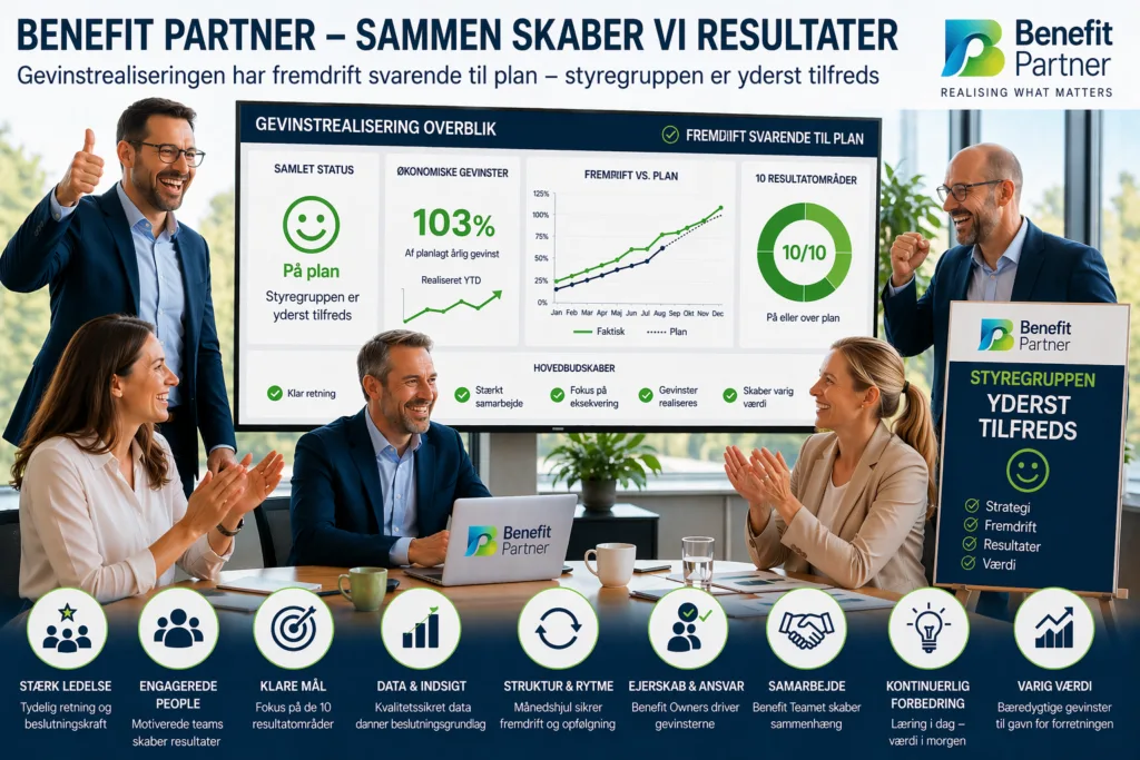 Hos Benefit Partner skaber vi dokumenteret værdi